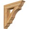 Ekena Millwork Balboa Traditional Rough Sawn Bracket, Western Red Cedar, 6"W x 30"D x 30"H BKT06X30X30BOA01RWR - alternate 1
